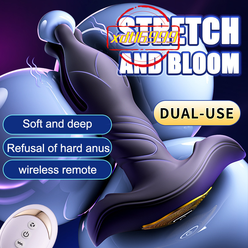 Silicone Remote Control Mens/Womens Prostate Massager Stretching Impact Slapping Insertion Vibrating Toys