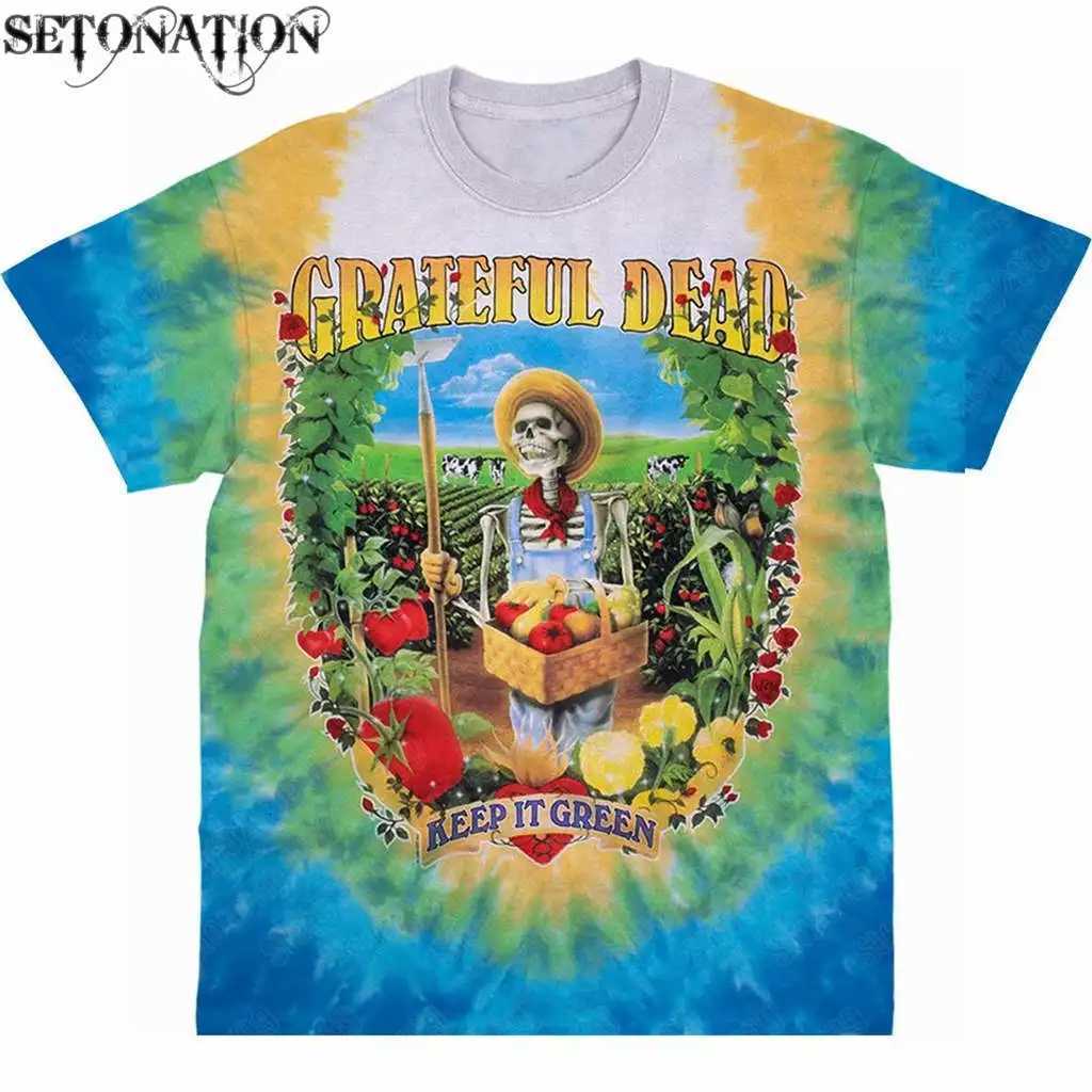 Gratefuling Dead Classical men women New fashion cool 3D-printed t-shirts Harajuku tshirt streetwearsummer tops Y250819