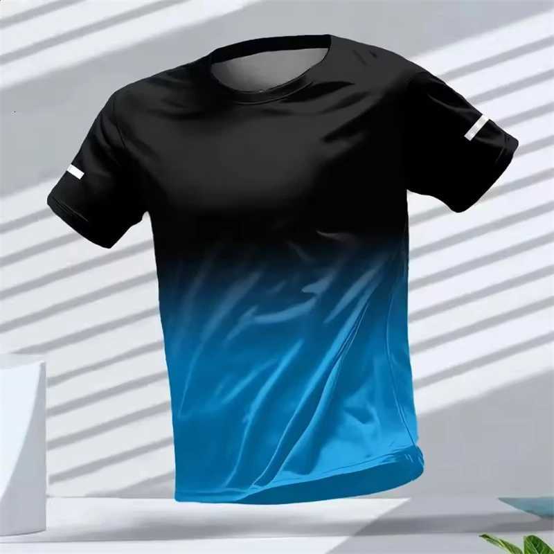 New 3D Hot-Selling Outdoor Running Sports BreaTHable QuiCK-Drying Fitness CloTHes Casual O NeCK T-Shirt GYM Y250819