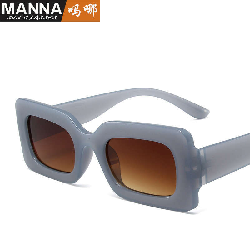 Square Small Frame for Women Trendy Personality Colorful Hip-Hop Glasses Fashion Simple Designer Celebrity Sunglasses