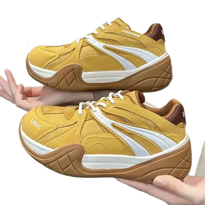 Celebrity Style Casual Thick-Soled De Xun Height-Increasing Breathable Loafers Trendy Versatile Summer Autumn Fashion Forrest Gump Shoes