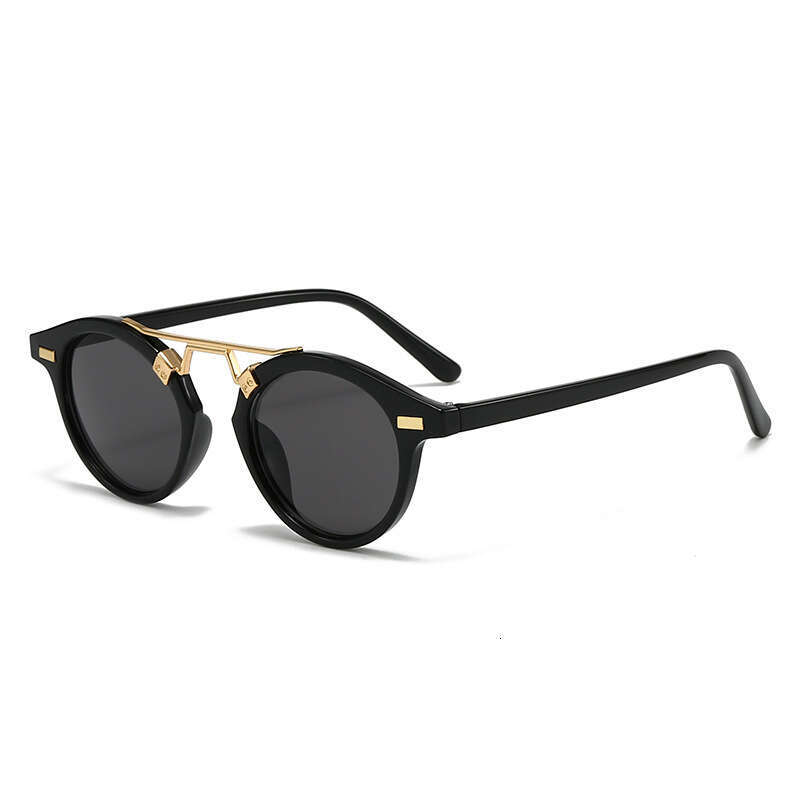 Women's Fashion Style Glasses Round Frame Daily Wear Leopard Print Designer Color Sunglasses
