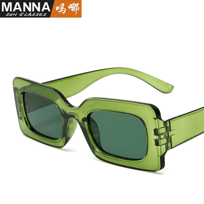 Square Small Frame for Women Trendy Personality Colorful Hip-Hop Glasses Fashion Simple Designer Celebrity Sunglasses