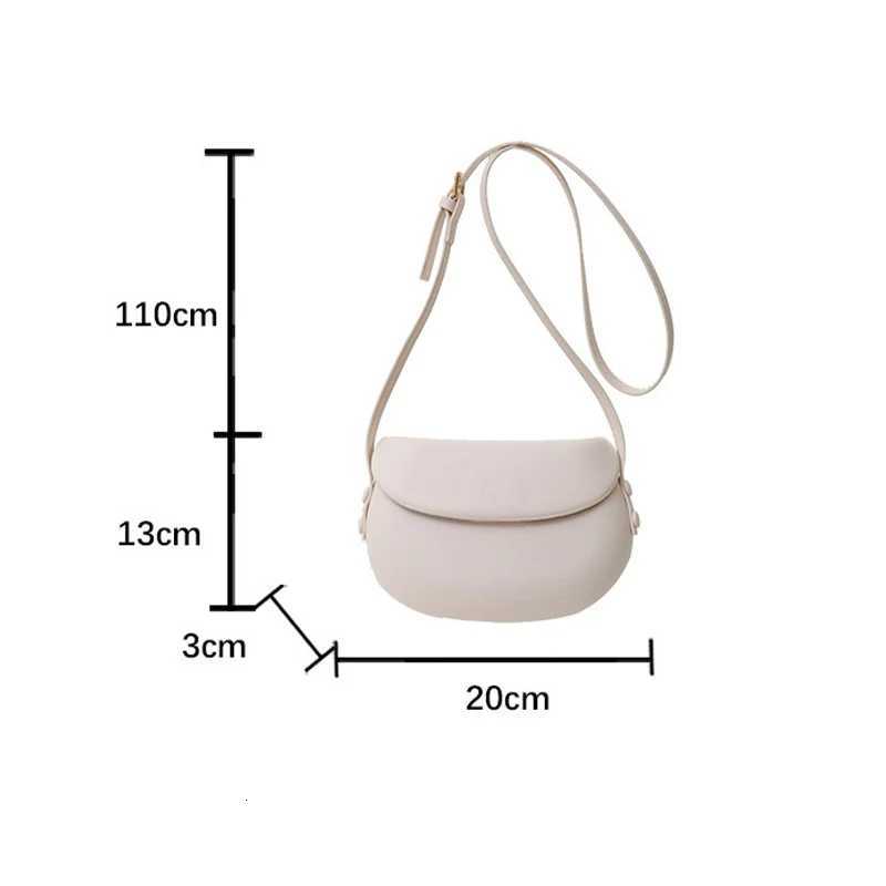 New Trendy Single-shoulder Crossbody Bag for Women with Feel and Versatile Commuting Saddle Bag Features A Niche Design Y250819
