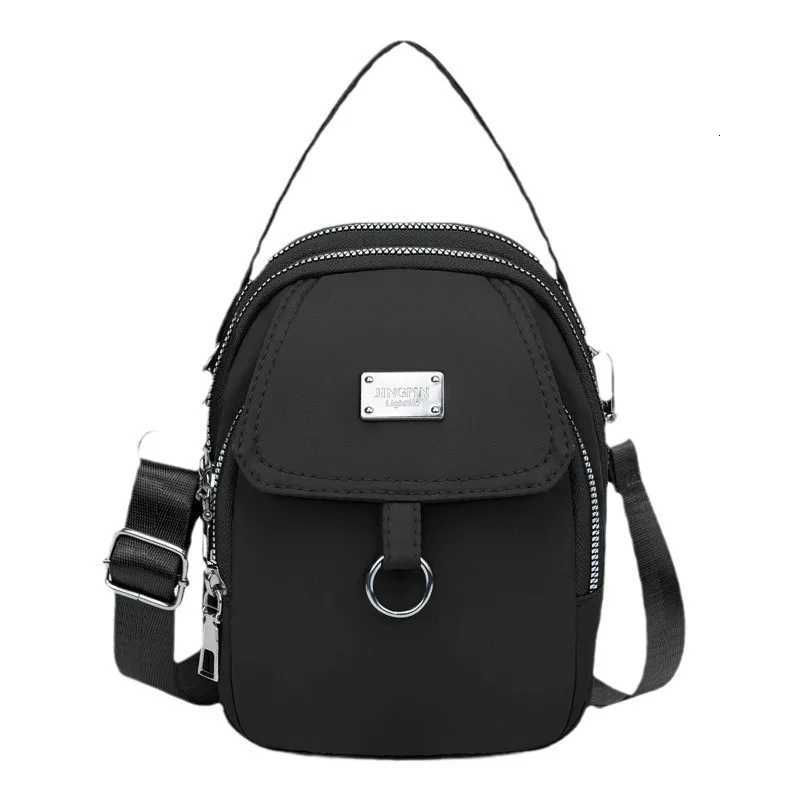 Water-Resistant Womens Crossbody Bag - Adjustable Strap Zip Closure Minimalist Design Durable Polyester Lining Y250819