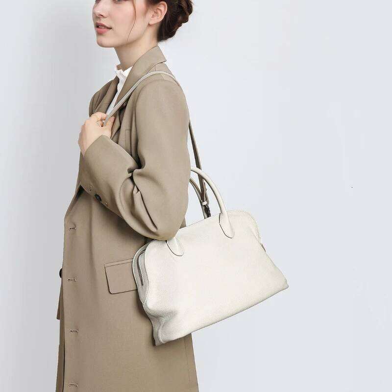 Designer Bags Jonlily Women Genuine Leather Shoulder Female Handbag Totes Casual Crossbody High Capacity Commuter Bag Purse -Kg1930 Luxury Bag