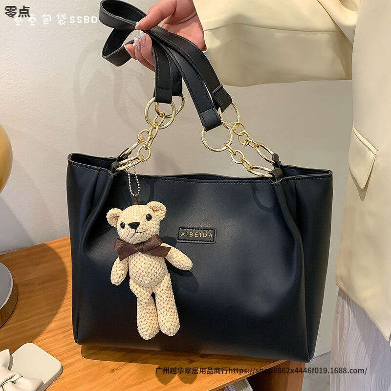 College Student Class Tote for Women 2025 New Trendy High-end Shoulder Large Capacity Fashion Versatile Commuter Bag