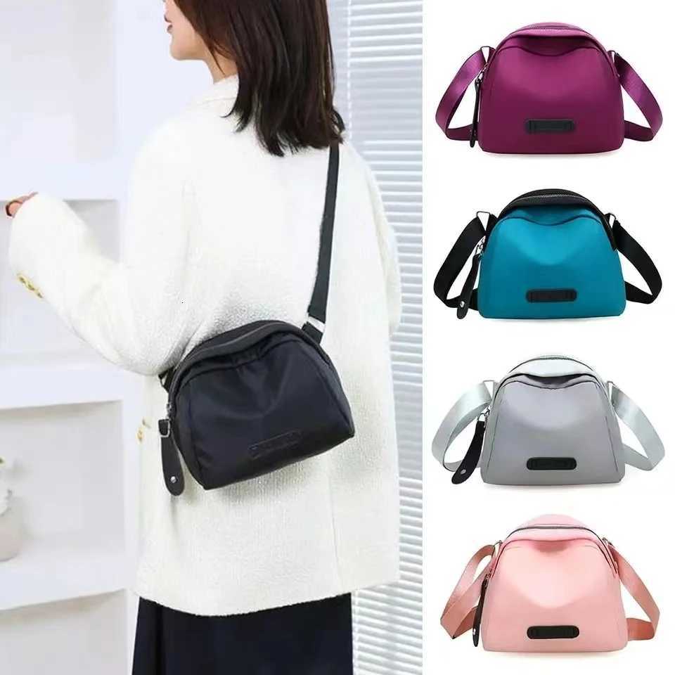 Trendy Women Nylon Chest Crossbody Bag Waterproof Shoulder Bag Lightweight and Secure Zipper Purse for Effortless Everyday Sty Y250819