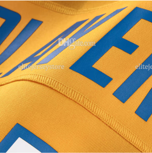 Personalized Custom Football Jersey Ladd McConkey Justin Herbert Bolt Derwin James Jr. Gus Edwards Joe Alt Quentin Johnston LaDainian Embroidered