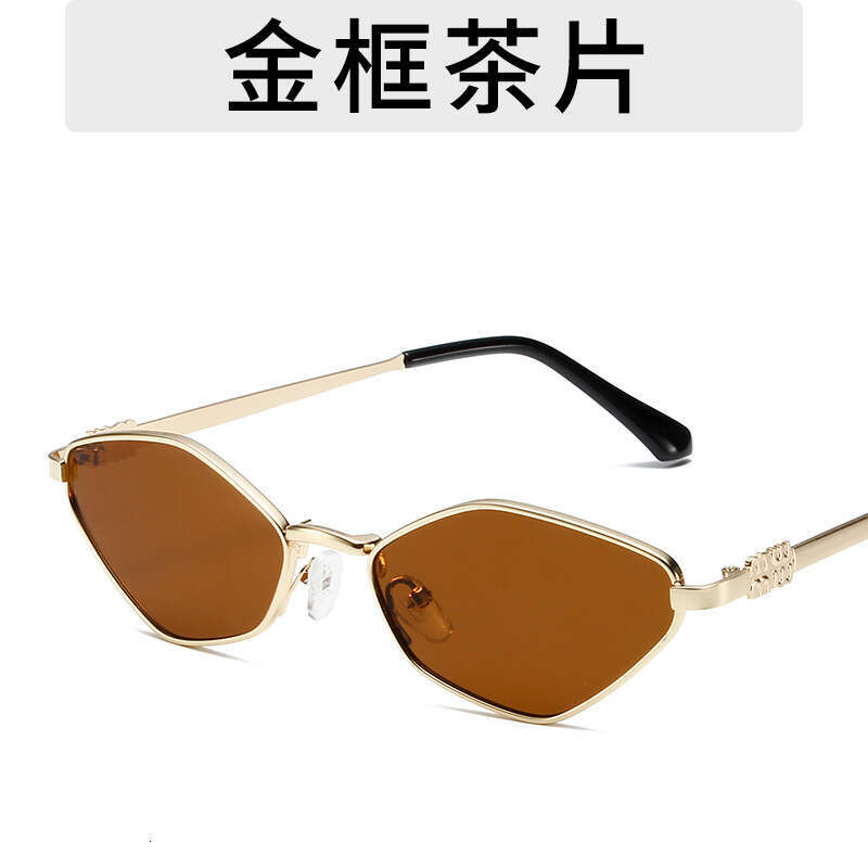 Fashion Diamond UV400 Simple Designer Beach Sunshade Glasses Celebrity Style Sunglasses