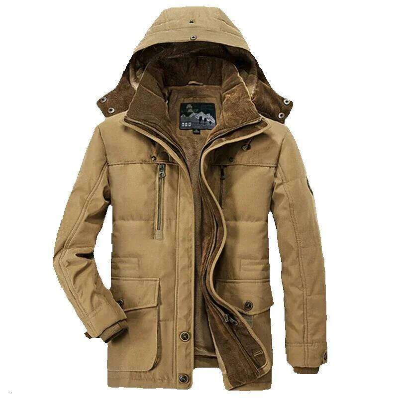 New Minus 40 Degrees Winter Jacket Men Thicken Warm Cotton-Padded Jackets Men's Hooded Windbreaker Parka Plus Size 5XL 6XL Coats