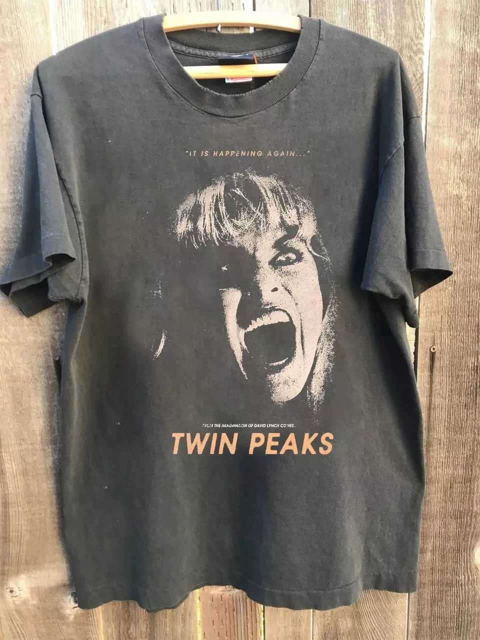 Twin Peaks Laura Palmer Charcoal Unisex Classic Style T-Shirt Summer New Mens and Womens Vintage Fashion Top Y250819
