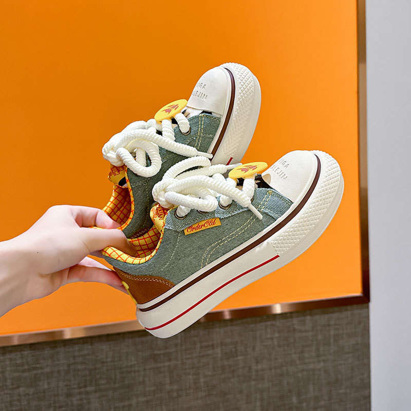 and Funny Big Head for Women 2024 New Summer Thick-Soled Student Canvas Shoes Versatile Cute Sneakers Couple Style Campus