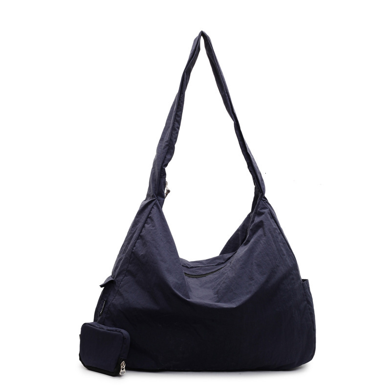 2025 autumn lazy style dumpling bag crossbody bag women's casual sports shoulder bag lightweight waterproof Oxford cloth handbag women's cro