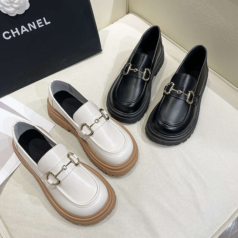 Loafers Fashion Small Leather for Women 2022 New Casual Single Versatile Soft Sole British Style Women's Shoes