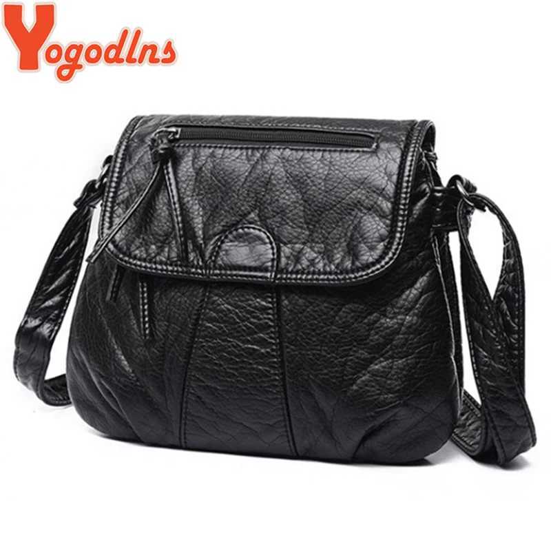 Yogodlns Fashion Designer Womens Bags New High Quality Crossbody Bag Soft PU Leather Shoulder Bag Fashion Female Bags Handbags Y250819