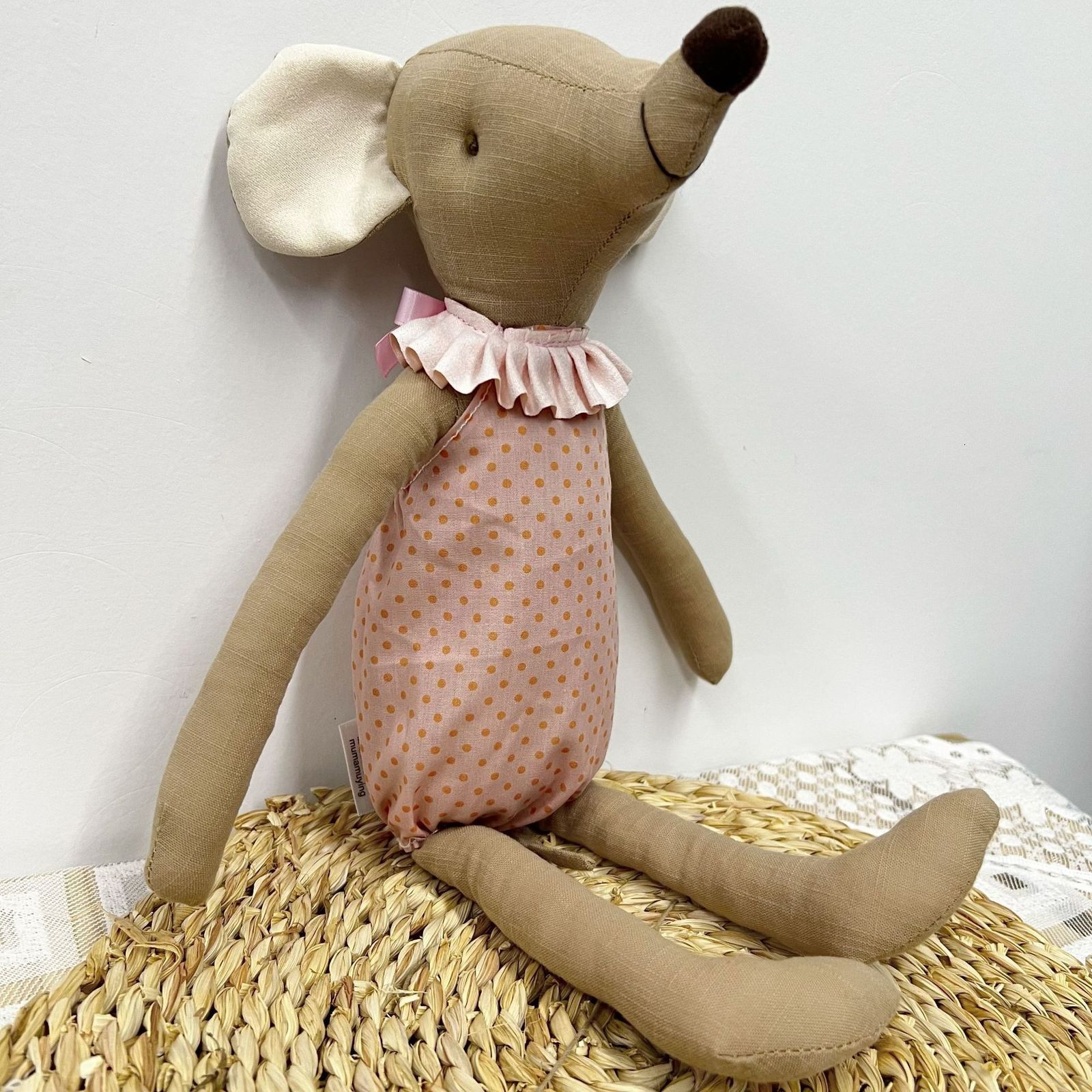 Cute Plush The Mouse Family birthday gift for 6 year girl Little Mouse Plush dolls Stuffed Animal Cartoon Kids Toys for Baby 240722