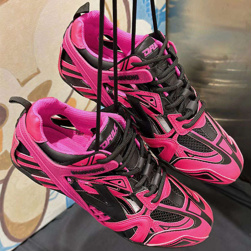 2025 Paris Flat Color Block Hollow Out Forrest Gump Summer Casual Sports Dad Shoes for Women