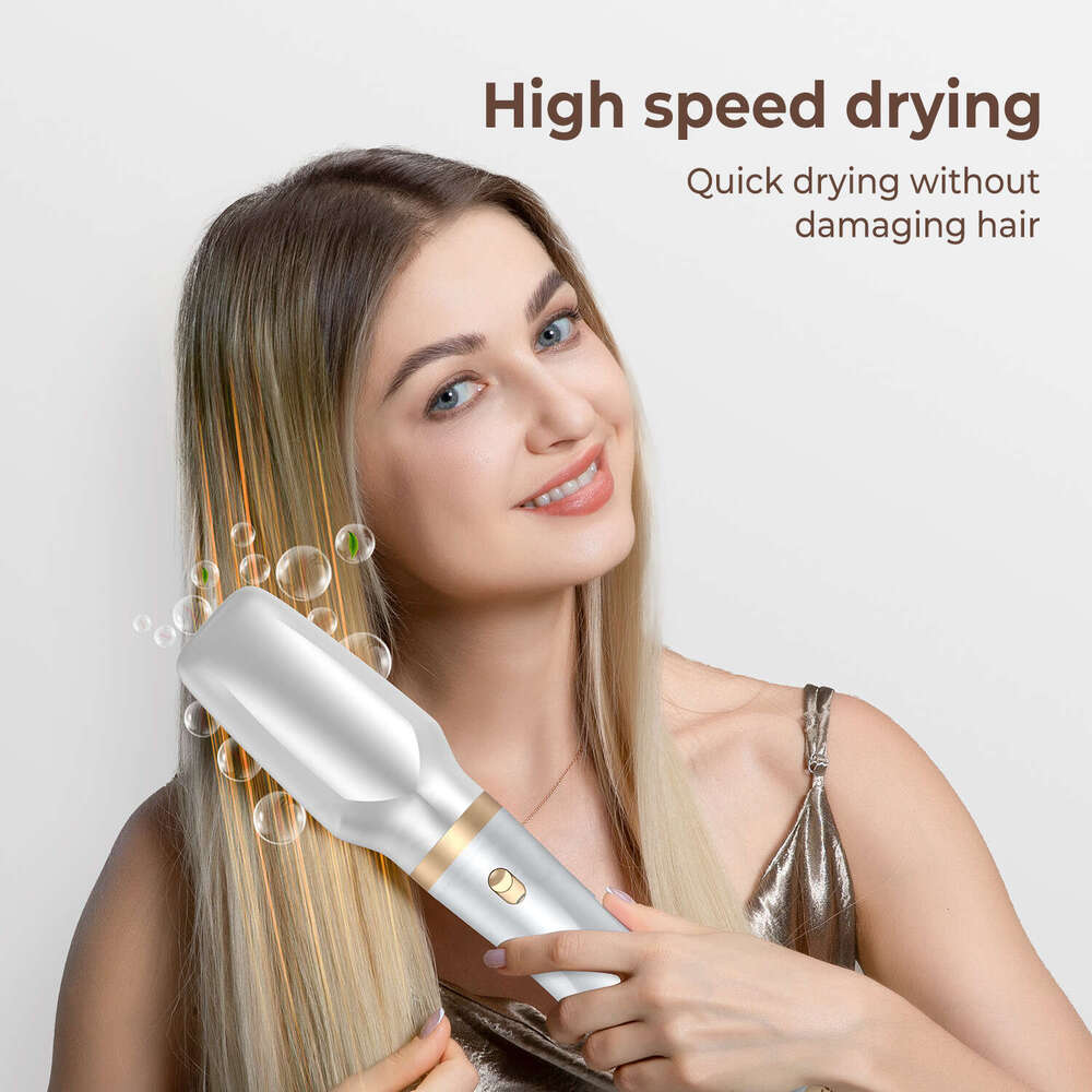 Hot Air Multi-Functional Curling Straightening Dual-Use Brush For Straight And Curly 5-In-1 Hair Dryer