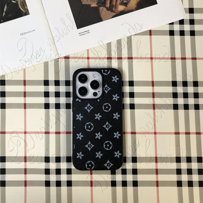 Designer Fashion Phone Cases for iPhone 17 Pro Max 16 15 14 13 12 11 16Plus iPhone Cover for Samsung Galaxy S25 S24 S23 S22 S21 S20 Luxury Fashionable