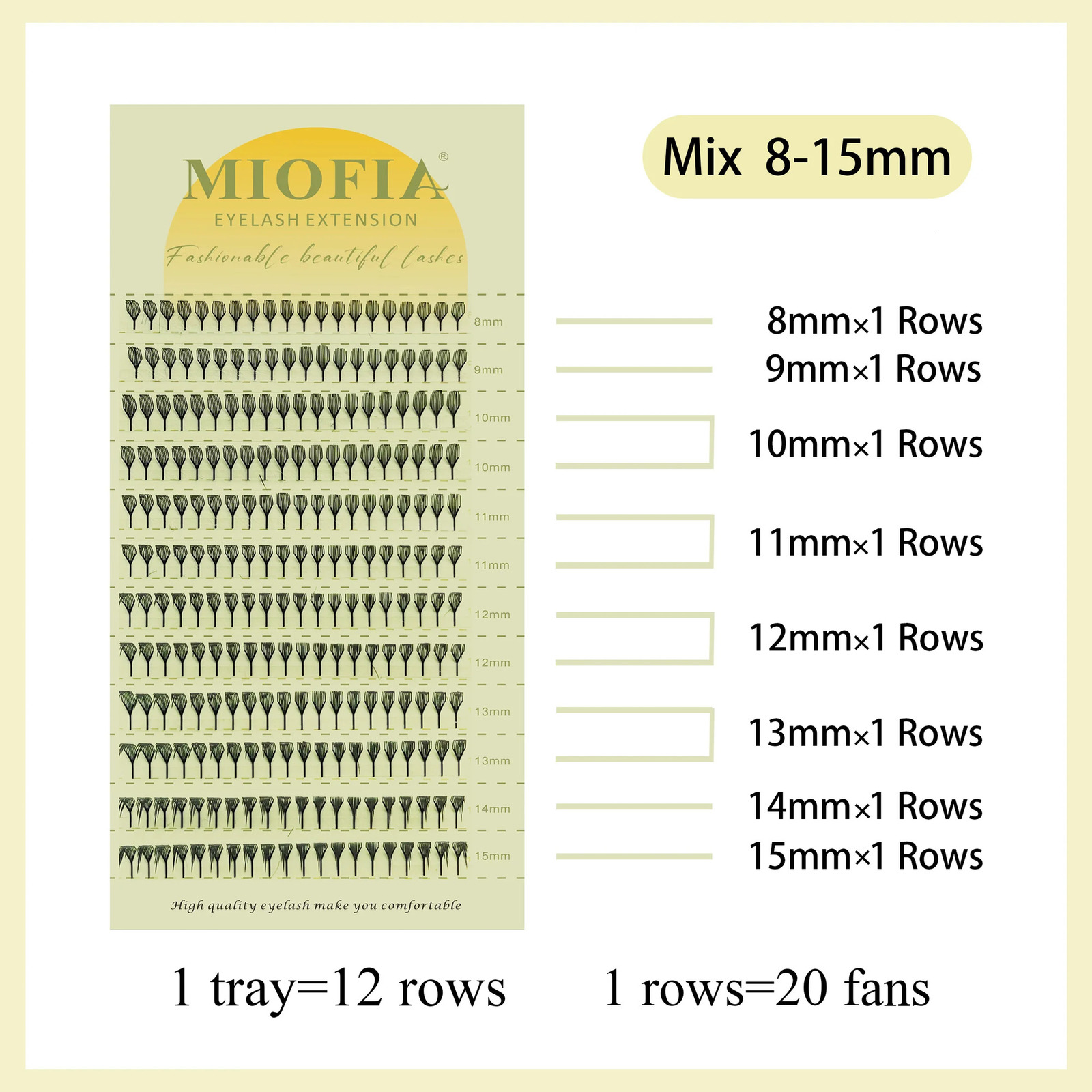 Comic Spire Eyelash Feather Shape Premade Russian Volume individual Natural Soft Anime False Eyelashes Makeup 250811