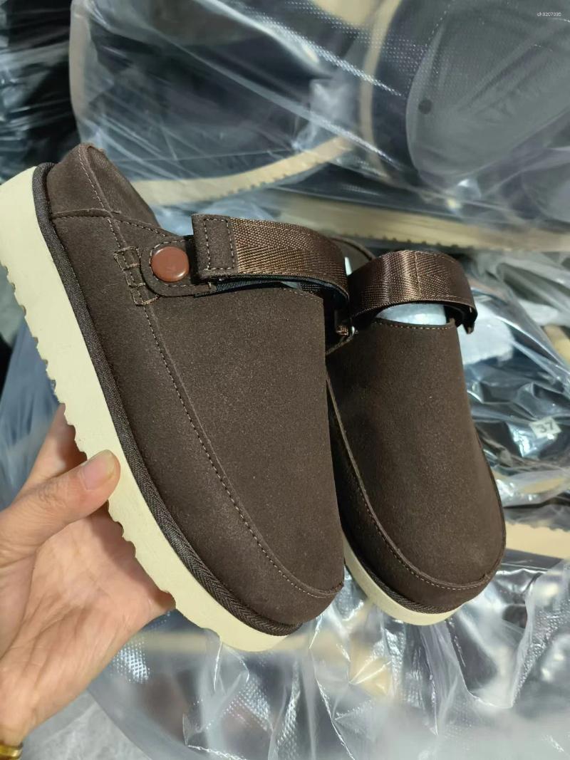 Slippers Round Head Thi Bot Fce Low Cut Cotton Women's Cross Bule Wrap Wi Flat Heel