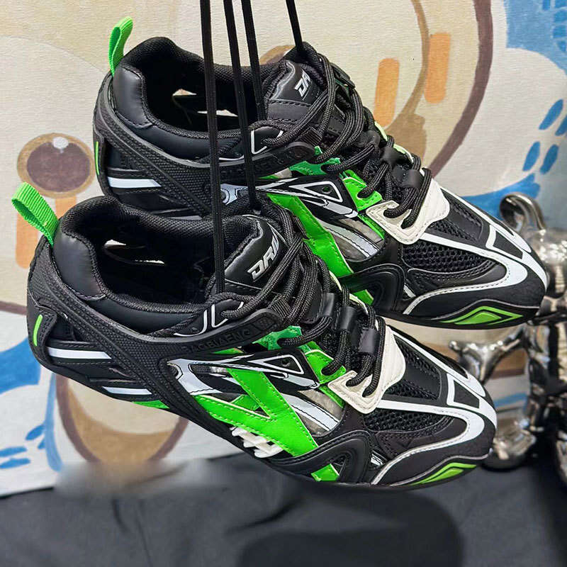 2025 Paris Flat Color Block Hollow Out Forrest Gump Summer Casual Sports Dad Shoes for Women