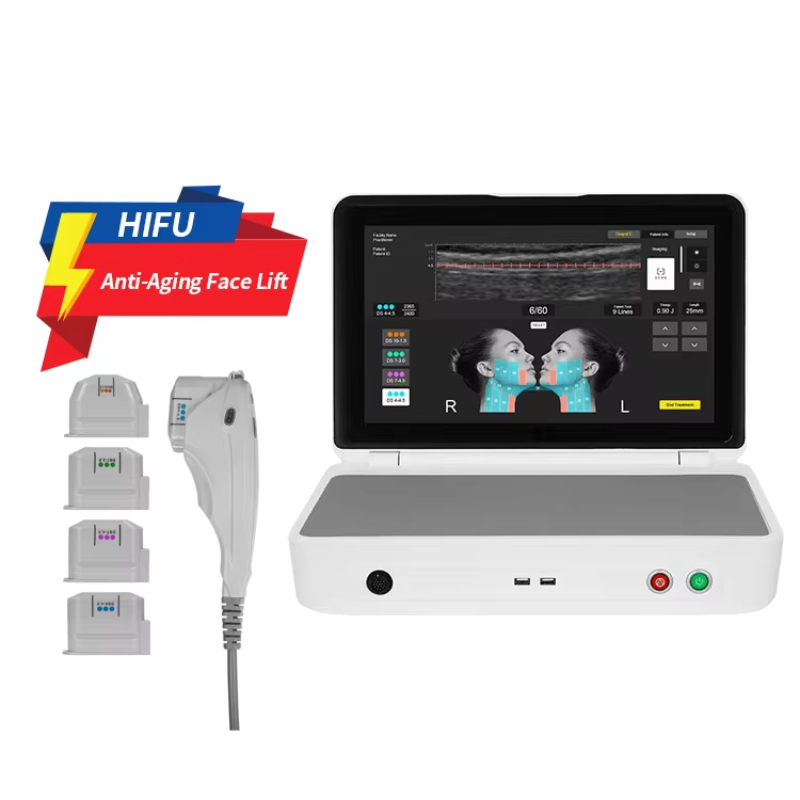 3D 4D Cartridges Ultrasound Hifu Machine Wrinkle Removal Facial and Body Care Hifu Face Rejuvenation Body Slimming Tax Free