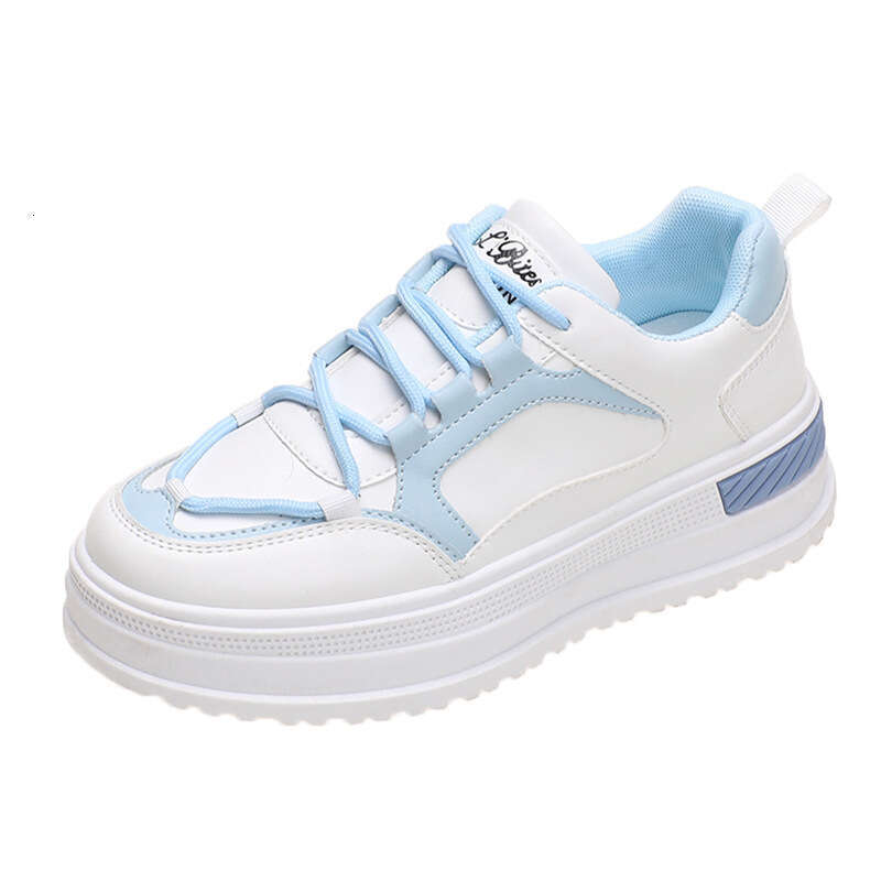 2023 Spring New Korean Style Versatile Fashionable Round Toe Platform Casual Sneakers for Women