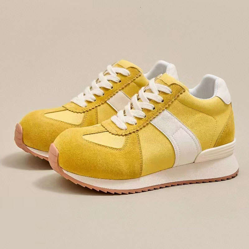 2025 Spring New Mickey Head Waffle for Women Comfortable Casual German Training Shoes Fashionable Stylish Height Increasing 7cm