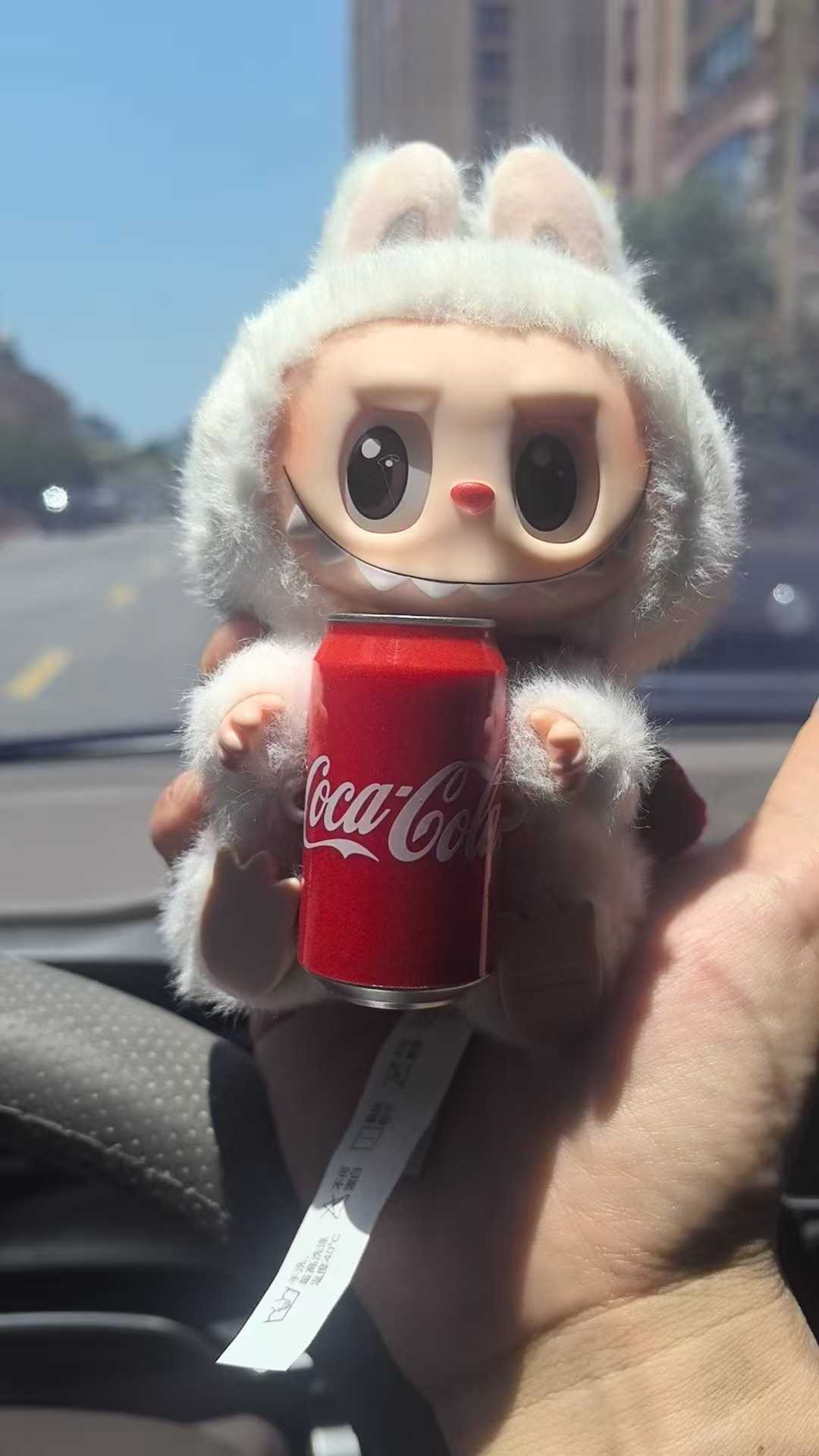 Labb Cola Third Generation Heartbeat Macaron Cola Series Vinyl Blind Box Plush Toy Trendy Handheld Blind Box L250820