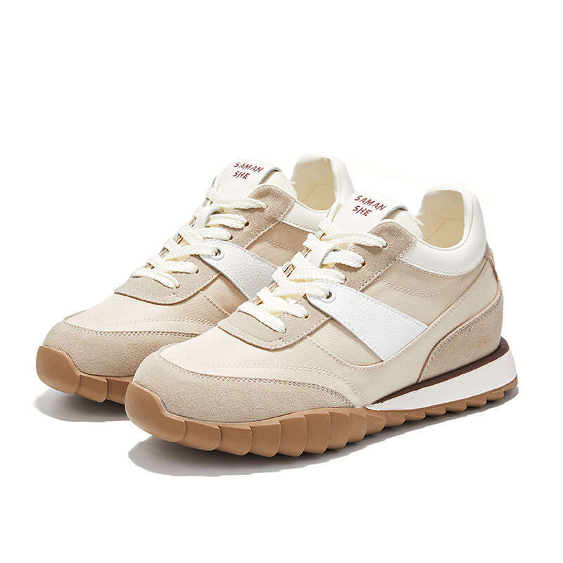 Miss Zhao Same Style Women's Dad 2024 Autumn New Height Increase 7.5cm Dexun Color Block Versatile Forrest Gump Shoes