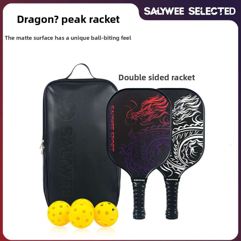 Dragon Matte Racket: Fiberglass Honeycomb Board, Ideal for Children, Adults, and Pickleball Beginners