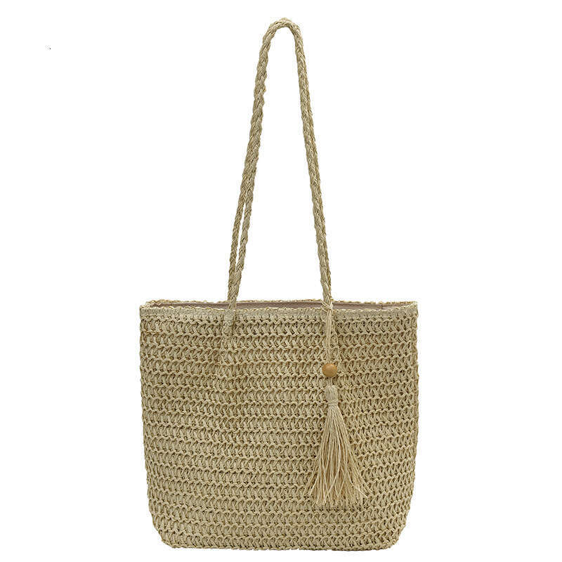 Vacation Beach Casual Woven 2025 New Designer Fashion Large Capacity Bags Straw Niche Simple Shoulder Bag