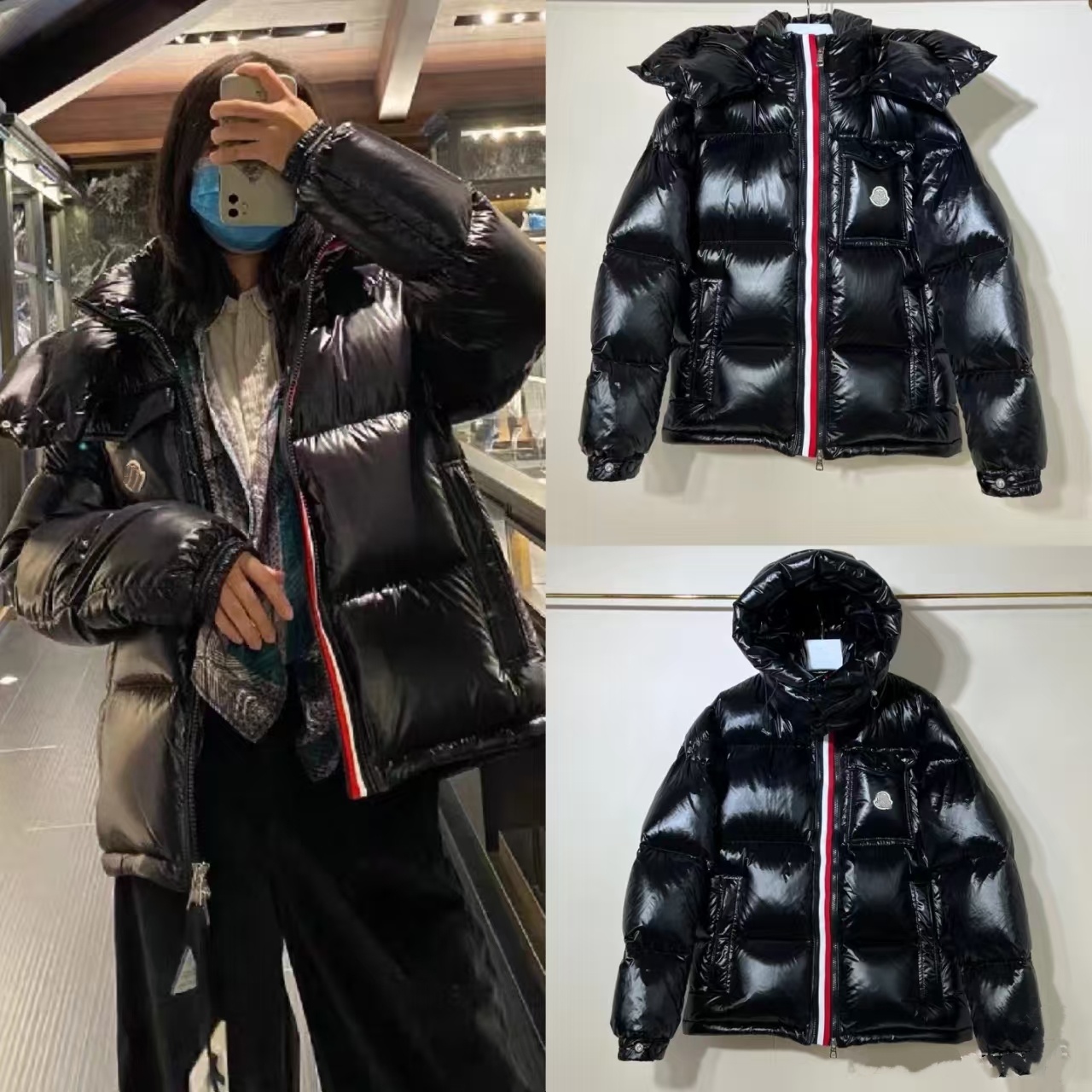 womens jacket Womens down jacket puffer jacket designer mens jacket womens winter jacket classic letter windproof and cold proof couple jacket fashionable couple