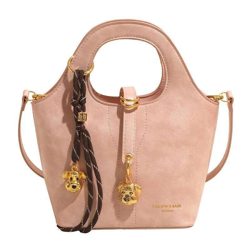 New Fashionable Handbag With Niche Design High End Water Bucket Bag Women S Korean Version Single Shoulder Crossbody Bag