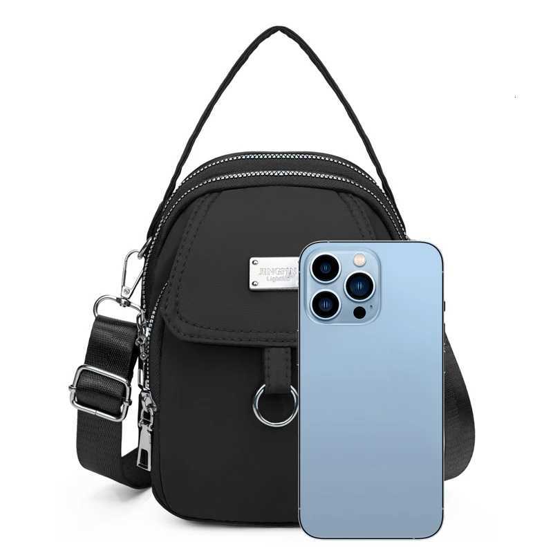Water-Resistant Womens Crossbody Bag - Adjustable Strap Zip Closure Minimalist Design Durable Polyester Lining Y250819