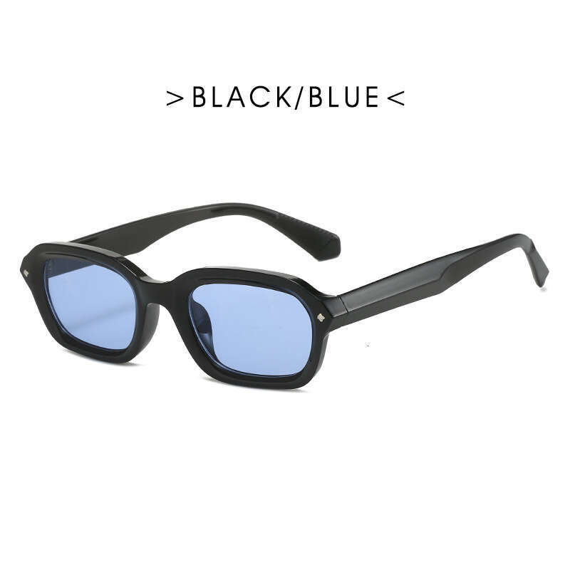 Designer Men's High-End Narrow Square Small Frame Sunglasses for Women