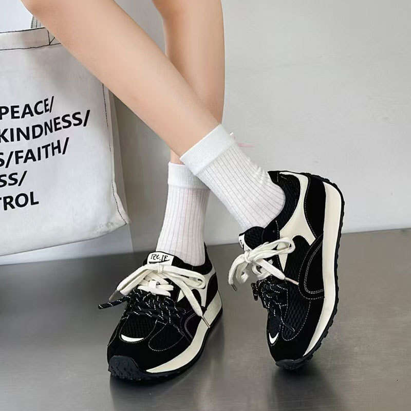 Design Sense Niche Versatile Forrest Gump for Women 2025 Summer Autumn Fashion Breathable Soft Sole Campus Sports Running Training Shoes