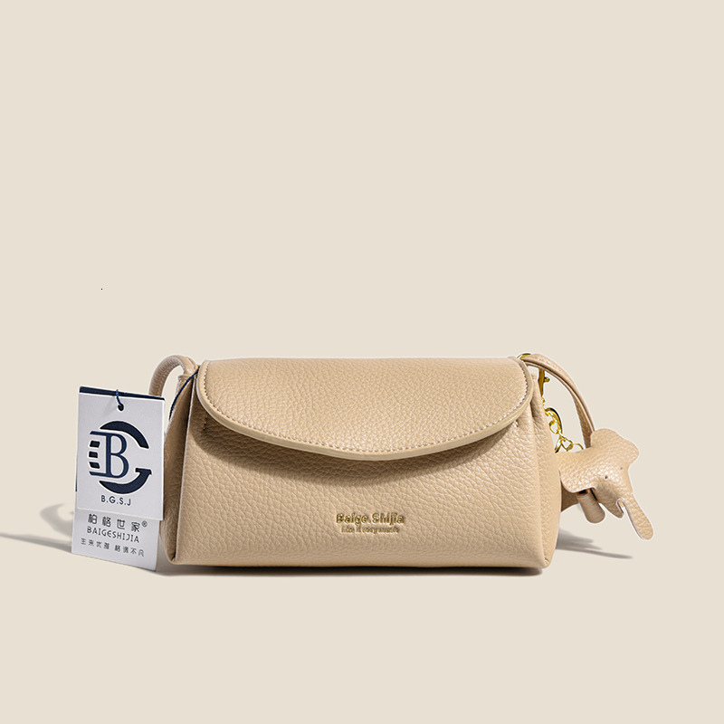 2025 Autumn Authentic Designer Bag Fashion Soft Leather Bag New Single Shoulder Crossbody Bag Casual Elephant Bag Women's Women's Crossbody 