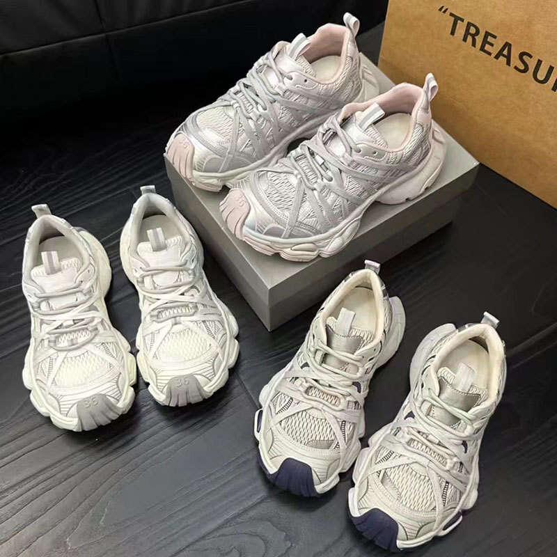 2025 Summer New Thick-Soled Lace-Up Dad Shoes Women, Height-Increasing Mesh Thin Breathable Sneakers for Petite Women