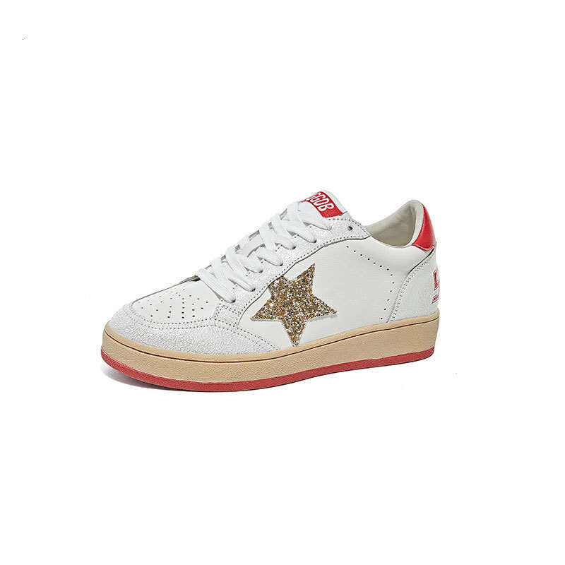 6cm White Sneakers Star Thick Sole Women 2024 New Style Height Increasing Sports Casual Fashion Board Shoes