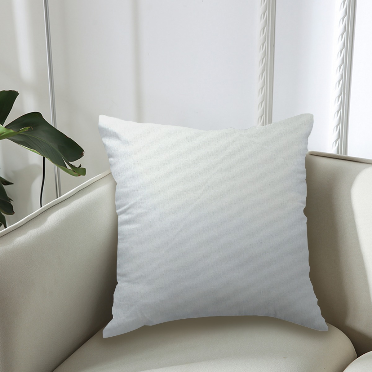 DHgatepod Decorative Pillow Covers 18x18, Soft Stretchable Polyester Spandex, Hidden Zipper, Couch Bed Accent, Set of 2, Machine Washable