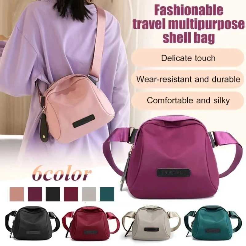 Trendy Women Nylon Chest Crossbody Bag Waterproof Shoulder Bag Lightweight and Secure Zipper Purse for Effortless Everyday Sty Y250819