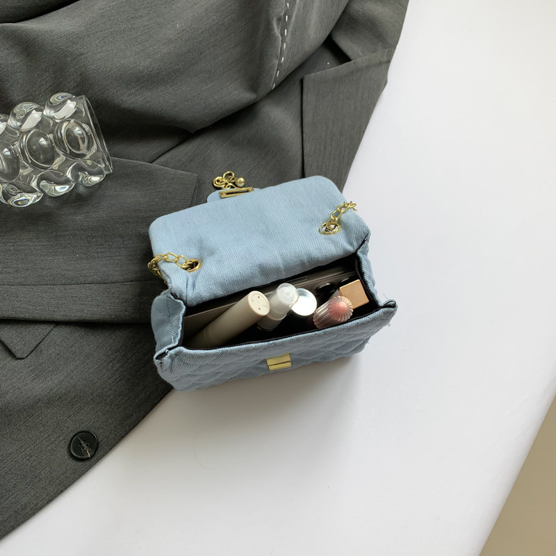 Free Shipping Designer Luxury Women's Small Square Bag New Style Small Fragrance Fashion Diamond Grid Chain Shoulder Crossbody Bag Casual Mini Ha