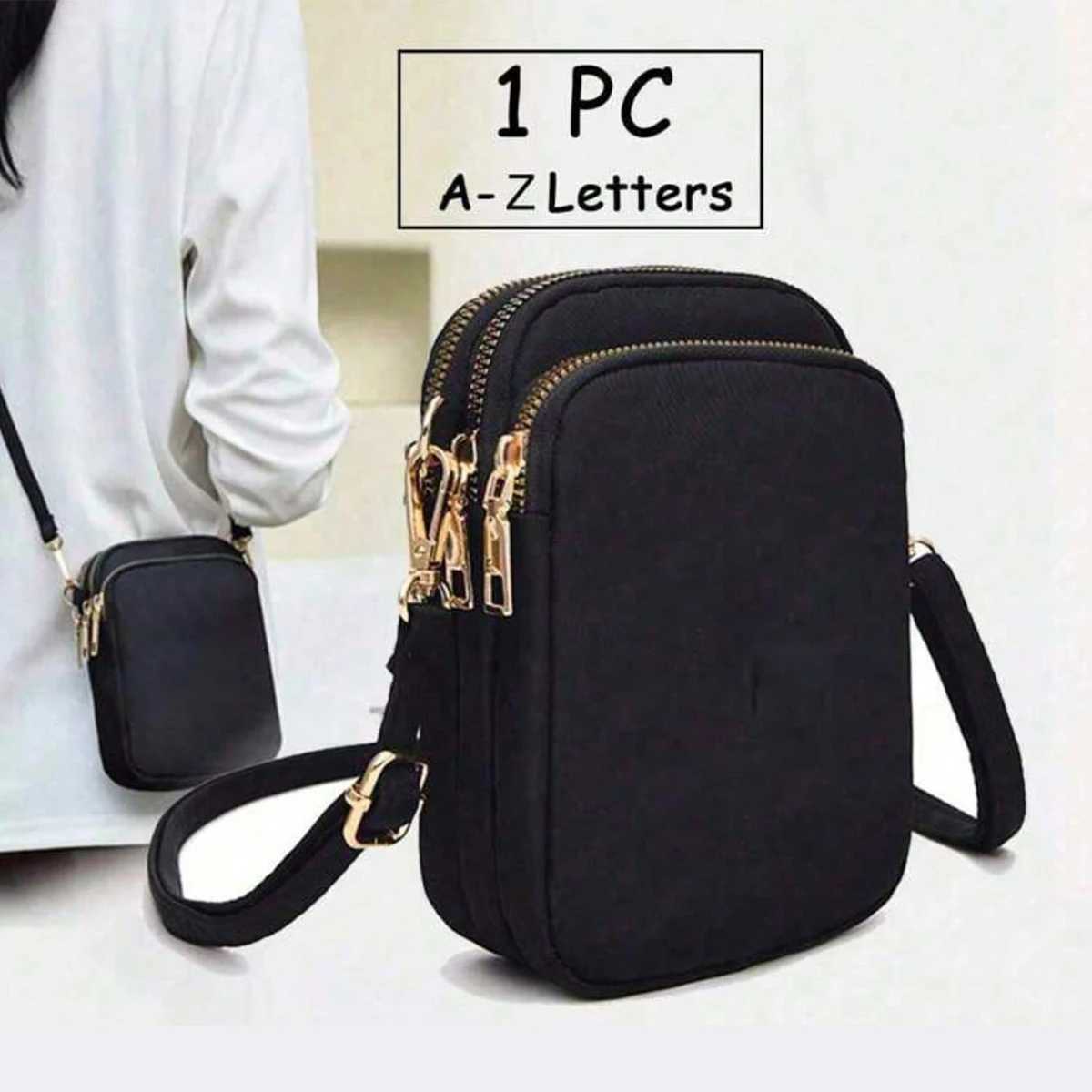 1pc Leisure And Fashion Crossbody Walking Bag With Mobile Phone Cloth Bag Vertical Zero Wallet For TravelBack To SchoolG Y250819