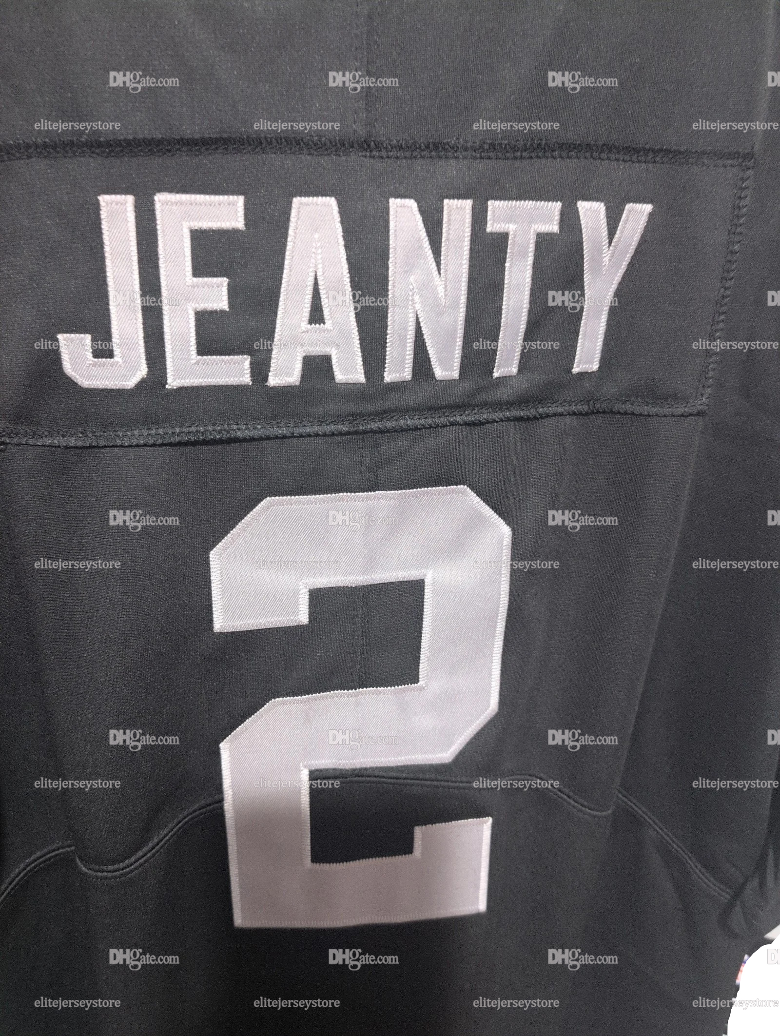 Personalized Custom Football Jersey Asthon Jeanty Brock Bowers Maxx Crosby Carter Bradley Jackson Custom Embroidered Letter Number