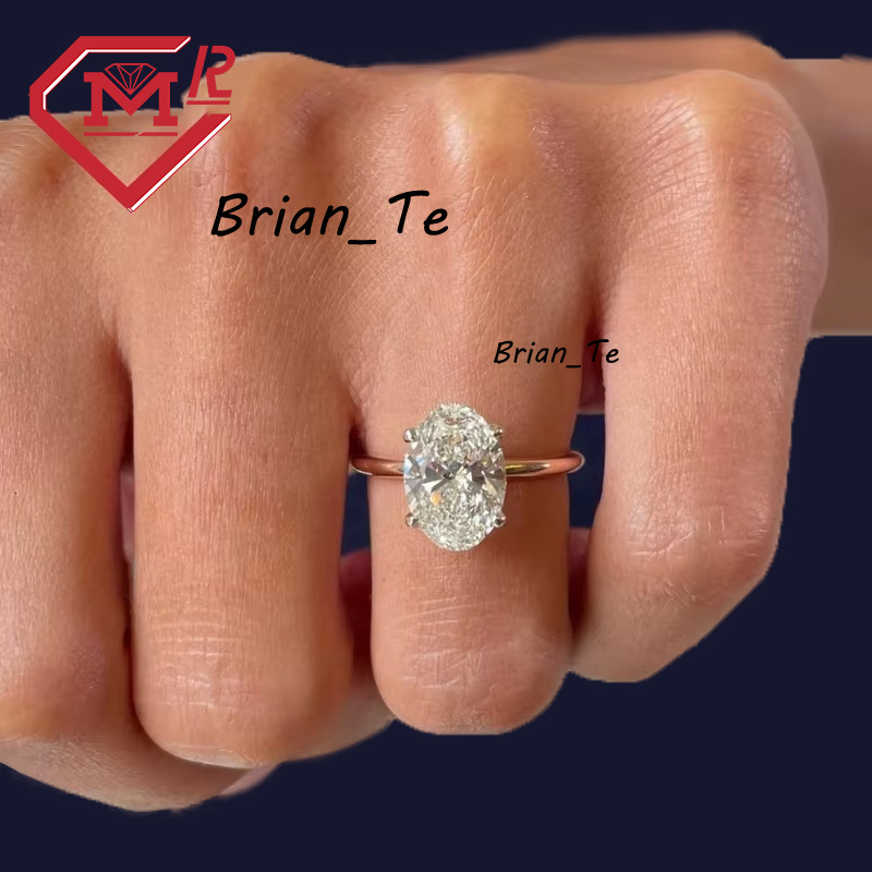 Solid 14k Yellow Gold Engagement Ring IGI Certificate E VS1 3.30ct Oval Cut Lab Diamond Ring