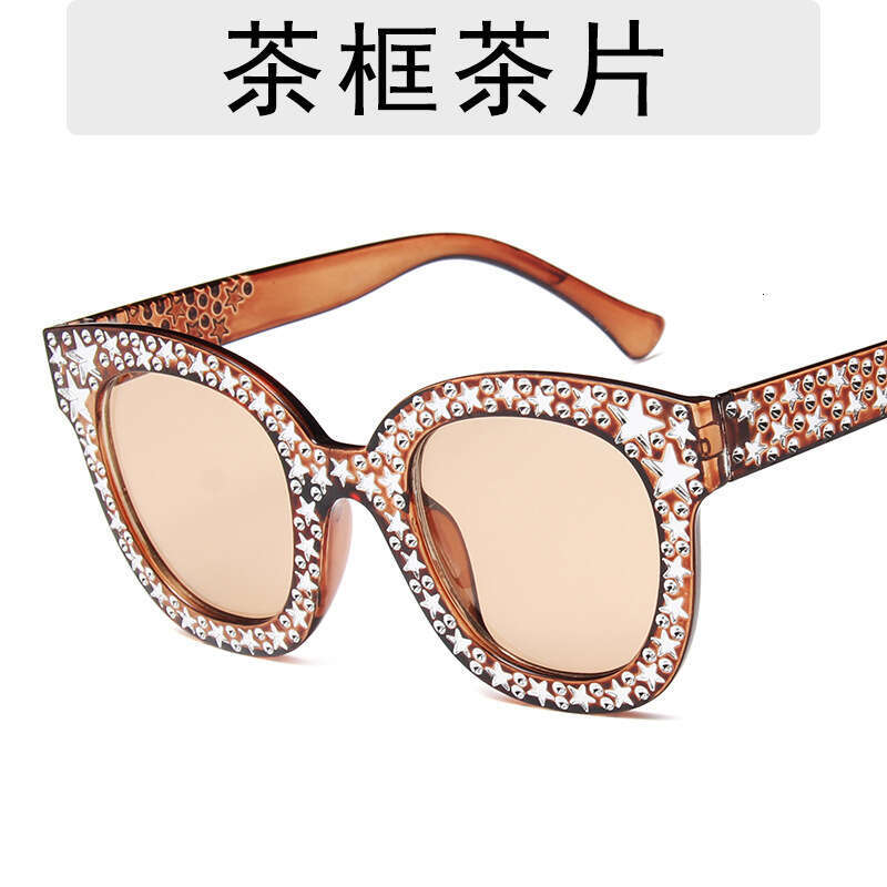 Unique Designer Starry Sky Jelly Color Sunglasses Fashion Colorful Ocean Lens Cute Playful Glasses