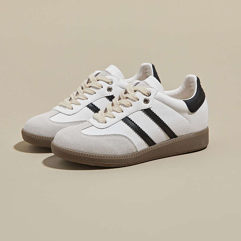 Comfortable Fashionable Height Increasing 6.5cm Versatile Soft Sole Genuine Leather Dexun Breathable White Forrest Gump Trendy Shoes